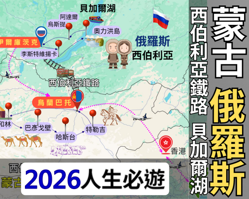 蒙古國+俄羅斯西伯利亞雙國深度13日(2026最新版)